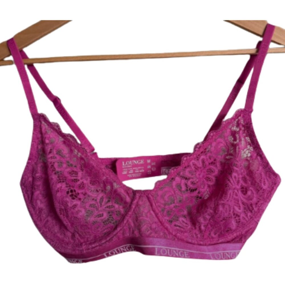 LOUNGE UNDERWEAR Blossom Balcony stretch-lace balconette bra - 34DD